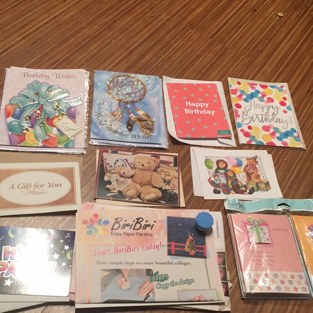 30-piece cards with envelopes and biribiri kit